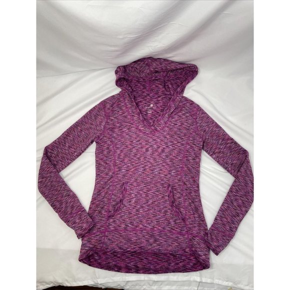 TANGERINE Pink/ Purple Heathered Pull-over Hoodie - Picture 1 of 9